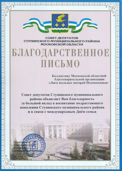 Совет депутатов 2009